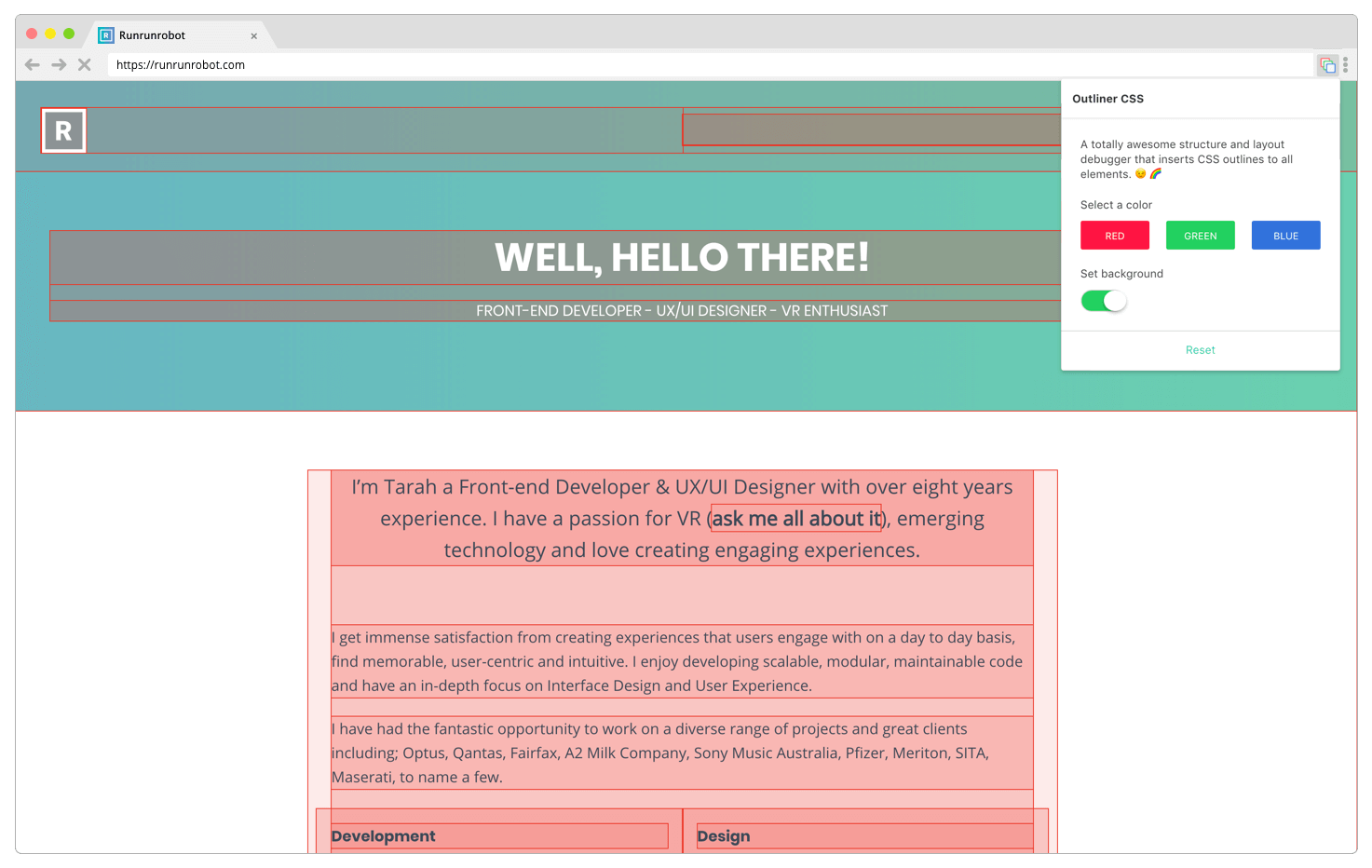 Outliner CSS